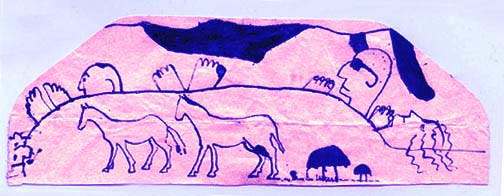 Drawing by John James 1968 Drawing by John James 1968