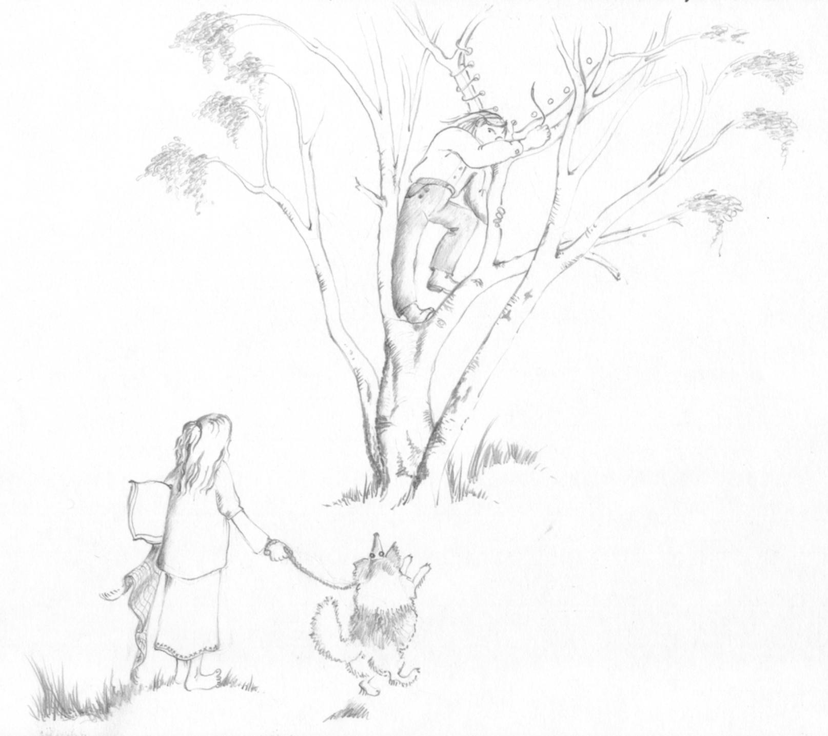 Into the Wood, drawn by Vashti